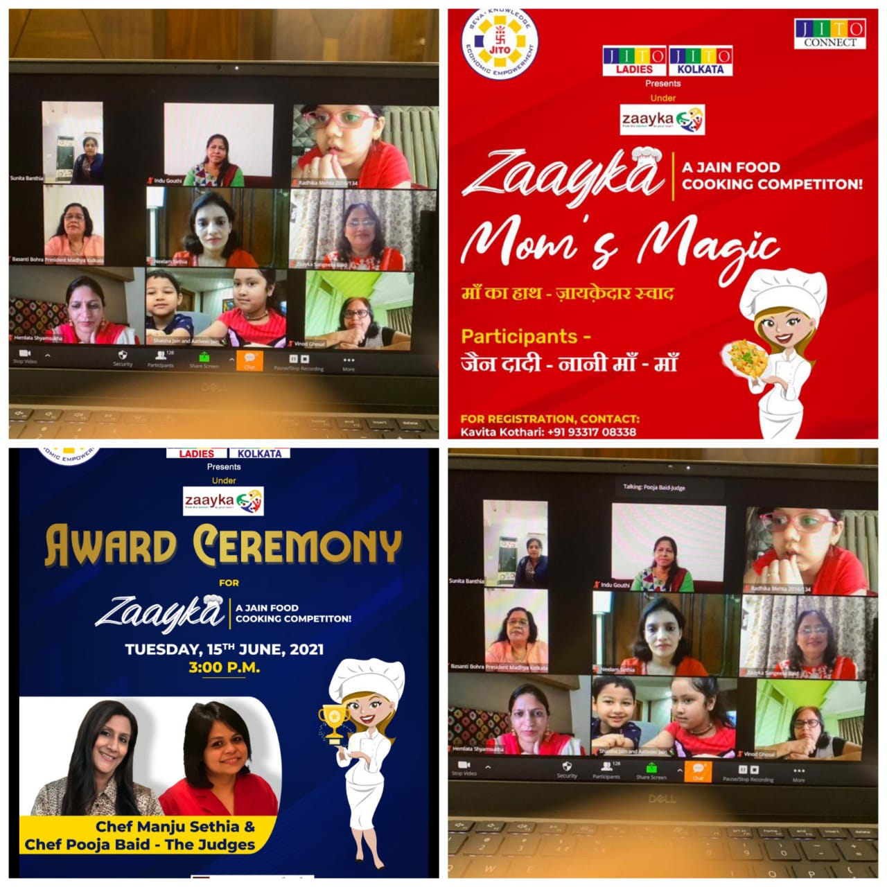 Zaayka Jain Food Cooking Competition and Award Ceremony